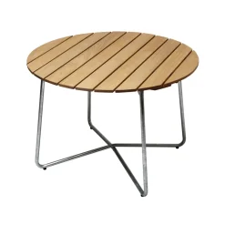 Mesa de comedor 9A, Roble aceitado Ø100 cm