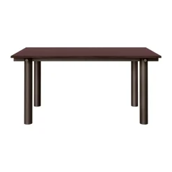 Mesa de comedor Atura, Dark chocolate-burgundy, 90x160 cm