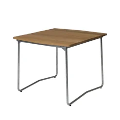 Mesa de comedor B31, Roble aceitado - estructura galvanizada en caliente