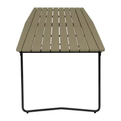 Mesa de comedor B31, Verde claro roble-negro