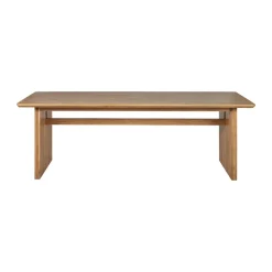 Mesa de comedor Berghem 90x220 cm, Laqurered oak