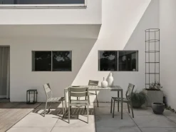 Mesa de comedor Bigby, Dusty green, 144x76 cm