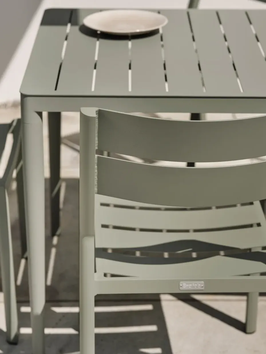 Mesa de comedor Bigby, Dusty green, 195x90 cm