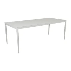 Mesa de comedor Bigby, Light grey, 195x90 cm
