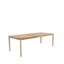 Mesa de comedor Bok extensible, Oak wax oil 90x160/240 cm