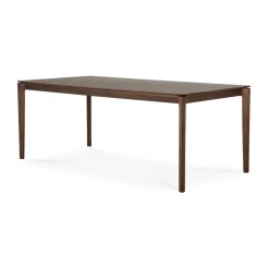 Mesa de comedor Bok 200x95 cm, Lackad teak brown