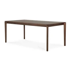 Mesa de comedor Bok 180x90 cm, Lackad teak brown