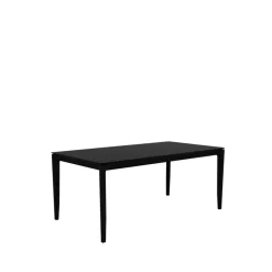 Mesa de comedor Bok 180x90 cm, Roble teñido negro