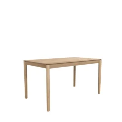 Mesa de comedor Bok 140x80 cm, Roble aceitado con cera dura
