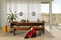 Mesa de comedor Bookmatch 220 cm, Nogal