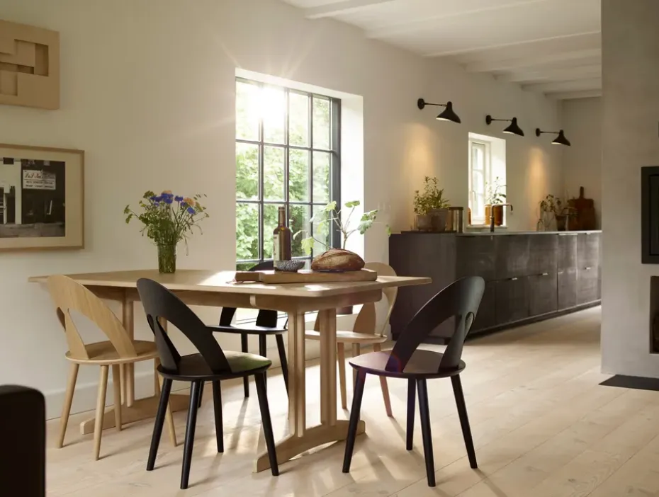 Mesa de comedor C64 Shaker 90x180 cm, Oak nature oiled