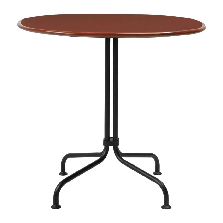 Mesa de comedor Carmel Bistro 75x75 cm, Rock red-black semi matt