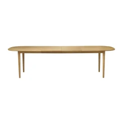 Mesa de comedor C63E2TIL con 2 tableros extensibles, Oak nature oiled