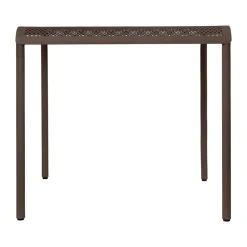 Mesa de comedor Dapple 80x80 cm, Dark Chocolate
