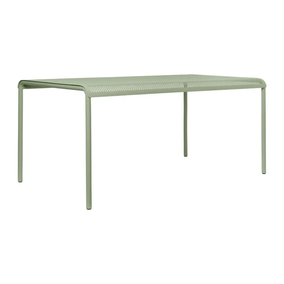 Mesa de comedor Dapple 160x90 cm, Tea Green