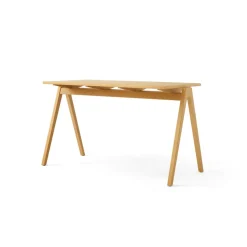 Mesa de comedor Daystak RD2, 122x71x61 cm, Honey stained beech