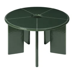Mesa de comedor Deya, Dark green, Ø120x75 cm