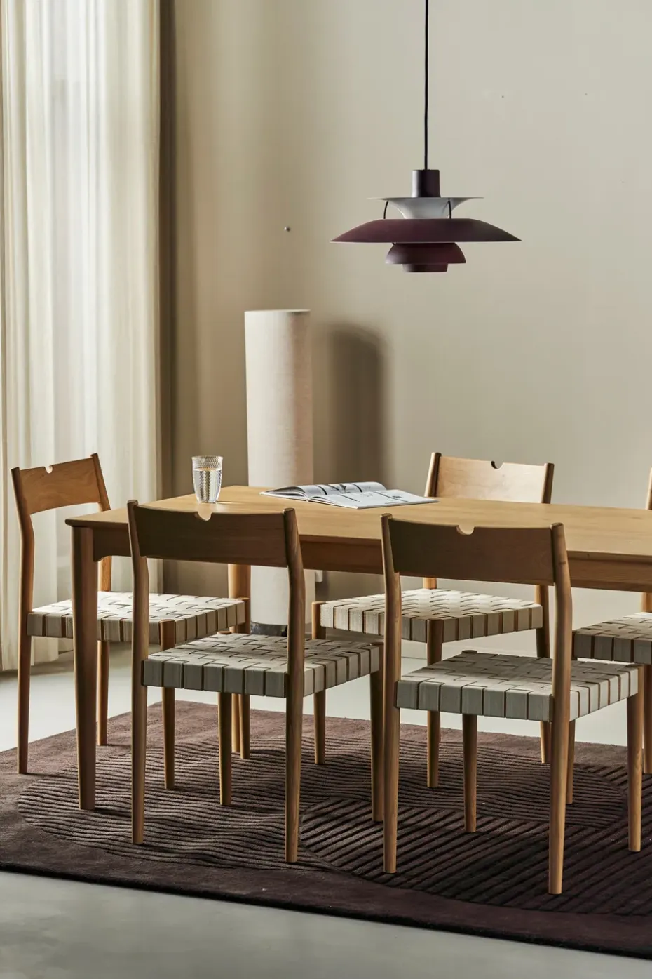 Mesa de comedor Ekåsen 90x180 cm, Laquered oak