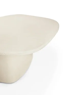 Mesa de comedor Elements Pebble, Blanco roto
