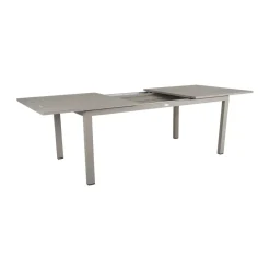Mesa de comedor extensible Lomma, Khaki 194-312 cm