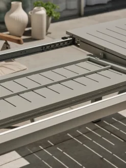 Mesa de comedor extensible Lomma, Khaki 194-312 cm