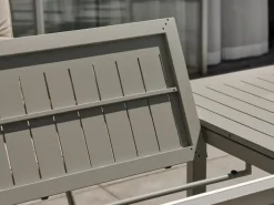 Mesa de comedor extensible Lomma, Khaki 194-312 cm