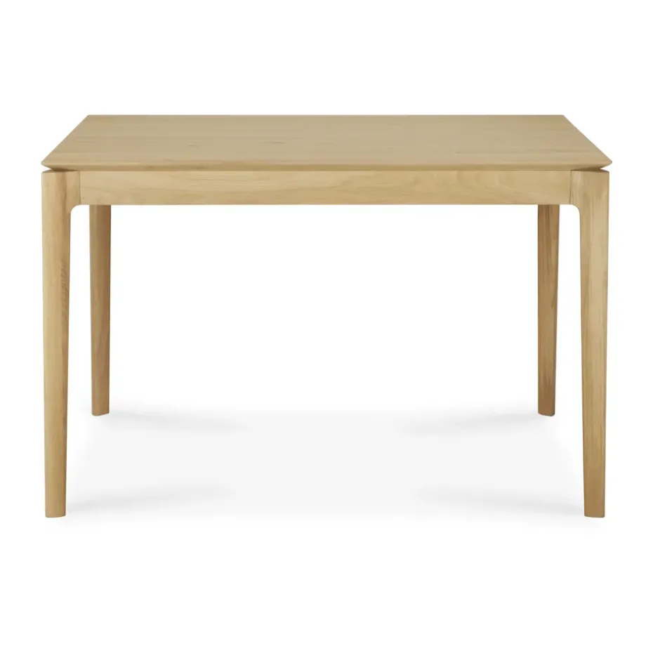 Mesa de comedor extensible Bok , Roble lacado, 90×120/180 cm