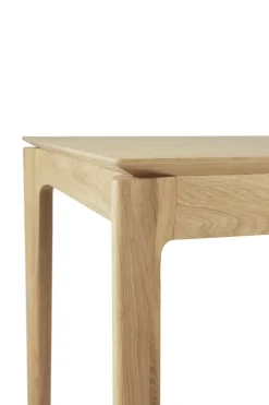 Mesa de comedor extensible Bok , Roble lacado, 90×120/180 cm