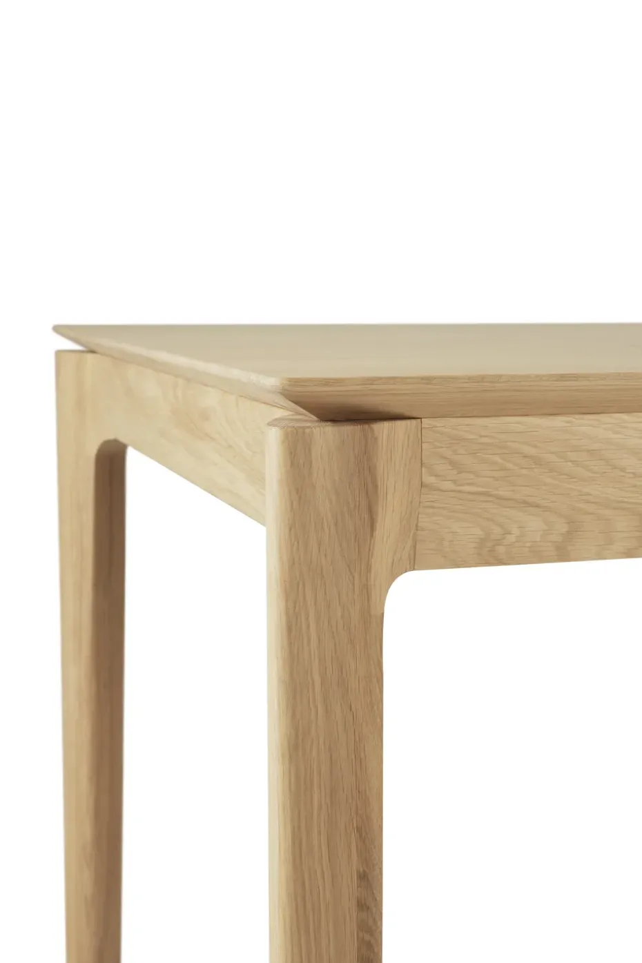 Mesa de comedor extensible Bok , Roble lacado, 90×120/180 cm