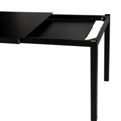 Mesa de comedor extensible Aria 140-200 cm, Black