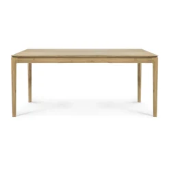 Mesa de comedor extensible Bok , Roble lacado, 100x180/280 cm