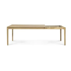 Mesa de comedor extensible Bok , Roble lacado, 90x160/240 cm