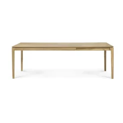 Mesa de comedor extensible Bok , Roble lacado, 90x140/220 cm