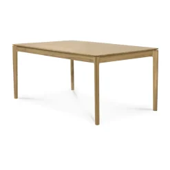 Mesa de comedor extensible Bok , Roble lacado, 90x140/220 cm