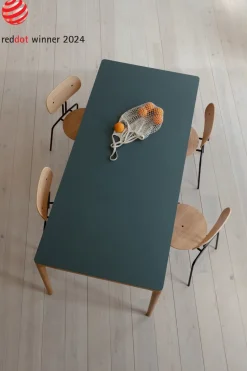 Mesa de comedor Heart'n'Soul 90x200 cm, Oak-moss green