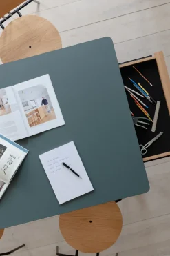 Mesa de comedor Heart'n'Soul 90x200 cm, Oak-moss green