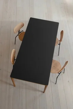 Mesa de comedor Heart'n'Soul 90x200 cm, Oak-obsidian black