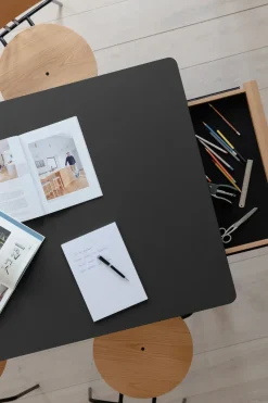 Mesa de comedor Heart'n'Soul 90x200 cm, Oak-obsidian black