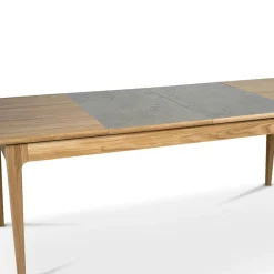 Mesa de comedor Höllviken, Roble blanqueado con laca mate