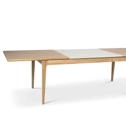 Mesa de comedor Höllviken, Roble blanqueado con laca mate