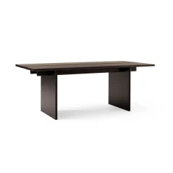 Mesa de comedor Ita OS1 95x200 cm, Dark stained oak