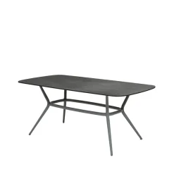 Mesa de comedor Joy ovalada, Dark grey-gris claro