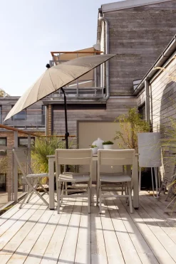 Mesa de comedor Lomma, Light grey, 132x80x73 cm