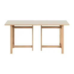 Mesa de comedor Moebe Rectangular, Light grey, 160x90 cm