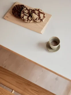 Mesa de comedor Moebe Rectangular, Light grey, 160x90 cm