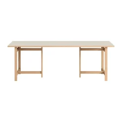 Mesa de comedor Moebe Rectangular, Light grey, 220x90 cm
