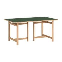 Mesa de comedor Moebe Rectangular, Green, 160x90 cm