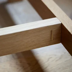 Mesa de comedor Moebe Rectangular, Burgundy, 160x90 cm