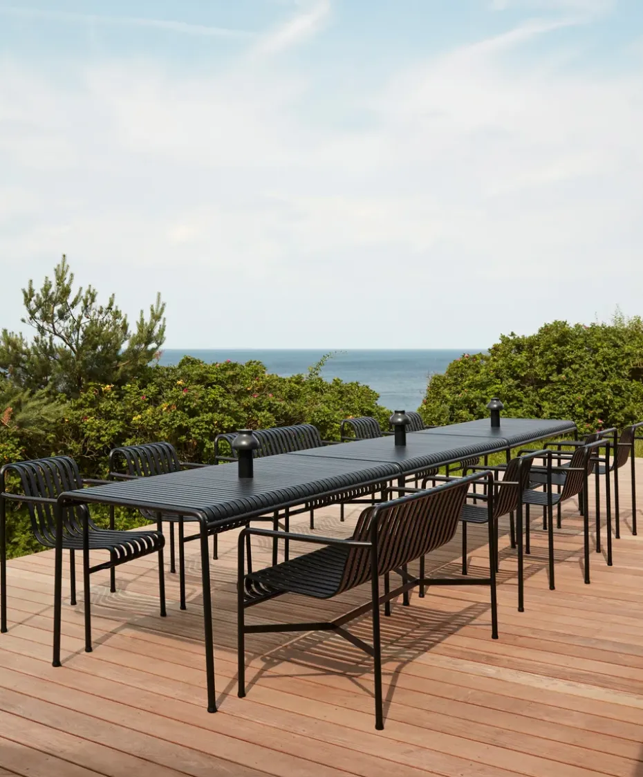 Mesa de comedor Palissade 170x90 cm, Anthracite