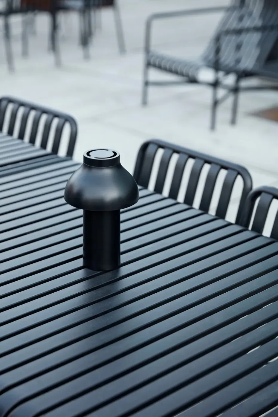 Mesa de comedor Palissade 170x90 cm, Anthracite